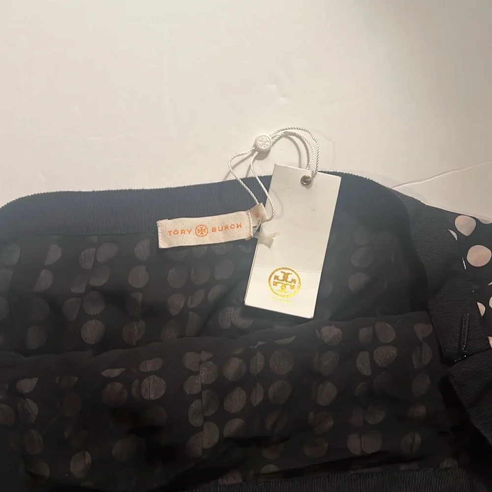 NWT SZ 12 Tory Burch Raisa Polka Dot Silk Skirt

Color Blush Champagne Marple - Picture 2 of 5